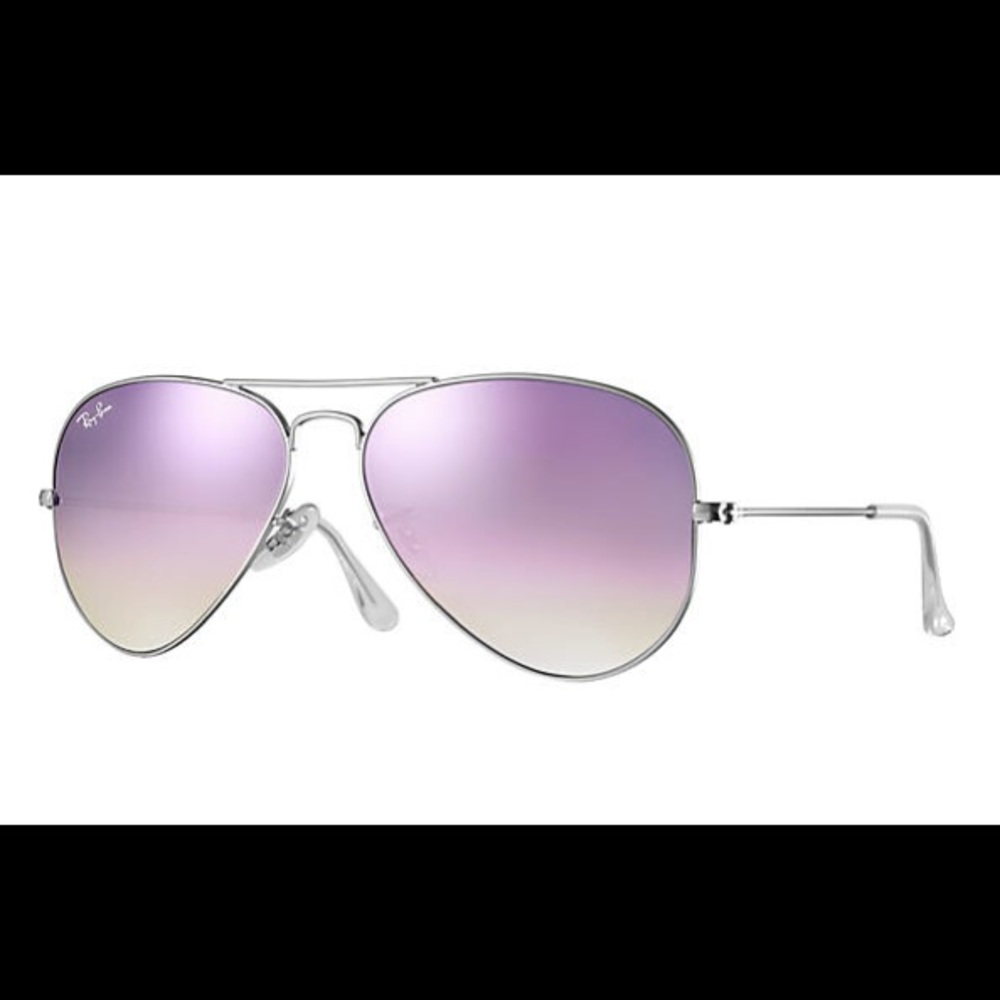 Purple Ray Ban Aviator Sunglasses